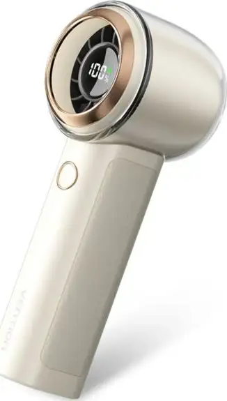 Vention USB 5V Speed (1-100) Adjustable Handheld High-Speed Fan Beige LED Display Type, PBAN0