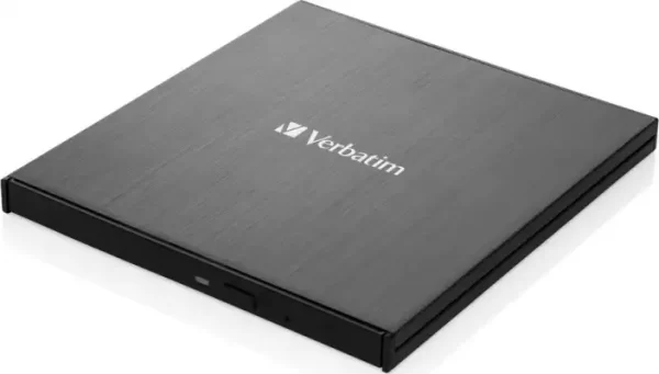 Verbatim Blu-Ray Slimline Ultra HD 4K vanjski snimač, M-Disc kompatibilan, USB3.2 (USB-C), crni