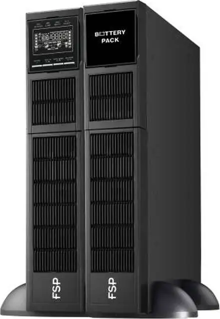 Fortron Source UPS Clippers Rack/Tower 2000VA/2000W, On-line double conversion, USB, RS-232, EPO, 8×C13, 4×9Ah, LCD