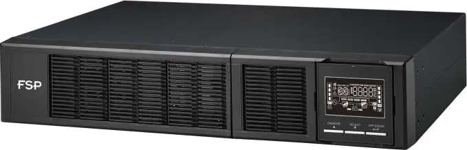 Fortron Source UPS Clippers Rack/Tower 2000VA/2000W, On-line double conversion, USB, RS-232, EPO, 8×C13, 4×9Ah, LCD - Slika 4