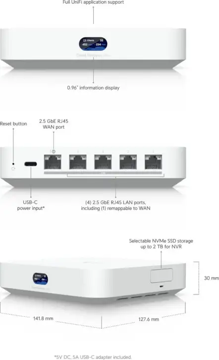 Ubiquiti Cloud Gateway Max (UCG-Max) - Slika 3