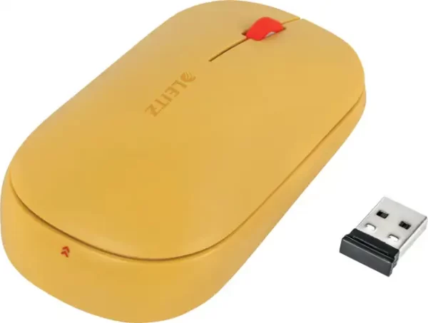 Miš usb 3tipke optički bežični Cosy Leitz 65310019 žuti