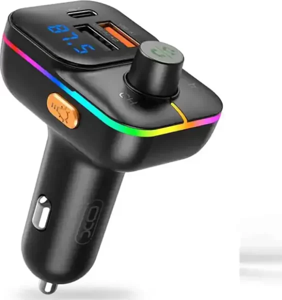 FM TRANSMITER XO + AUTO PUNJAČ LED SMART BLUETOOTH MP3 + TF UTOR BCC09 CRNI