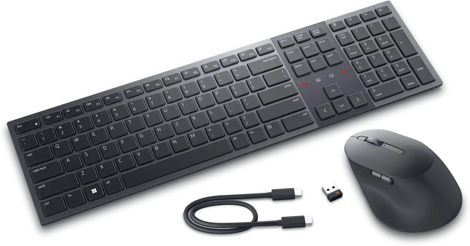 Dell Pro Premium Collaboration Keyboard and Mouse - KM900 - UK (QWERTY) - Slika 2