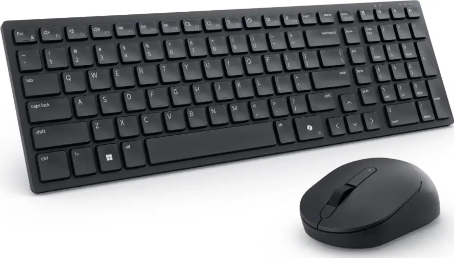 Dell Pro Compact Silent Keyboard and Mouse - KM555 - Adriatic (QWERTZ)