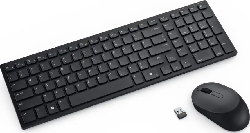 Dell Pro Compact Silent Keyboard and Mouse - KM555 - Adriatic (QWERTZ) - Slika 2