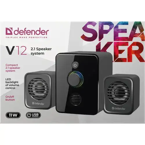 Zvučnici Defender 2.1 V12 11W