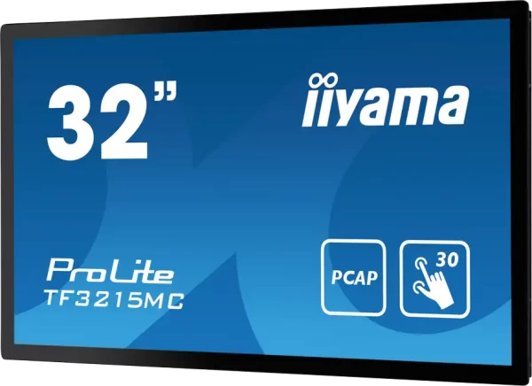 IIYAMA Monitor LED TF3215MC-B2 Open Frame PCAP 30 point touch 31.5" AMVA 1920x1080 16:98 500cd 3000:1 8ms projective capacitive landscape, portrait