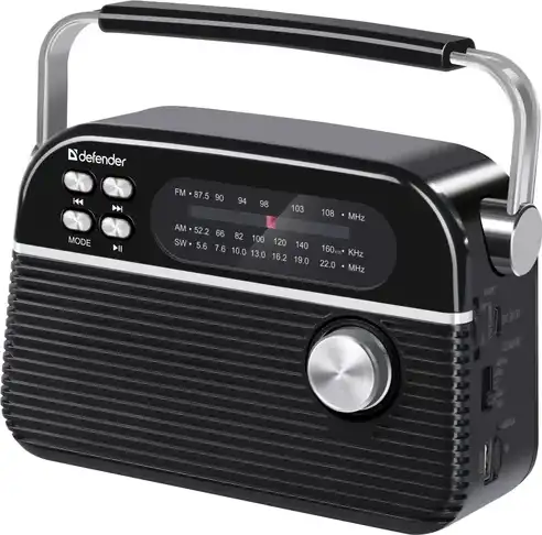 Radioprijemnik Defender Vega, prijenosni bežični, FM/AM/SW, BT, RMS 5W