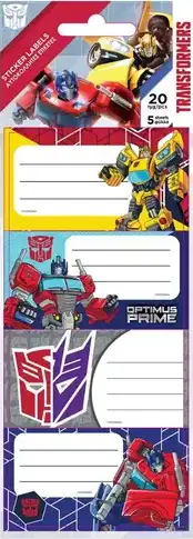 Naljepnice školske Transformers 5L (20 komada) 483253