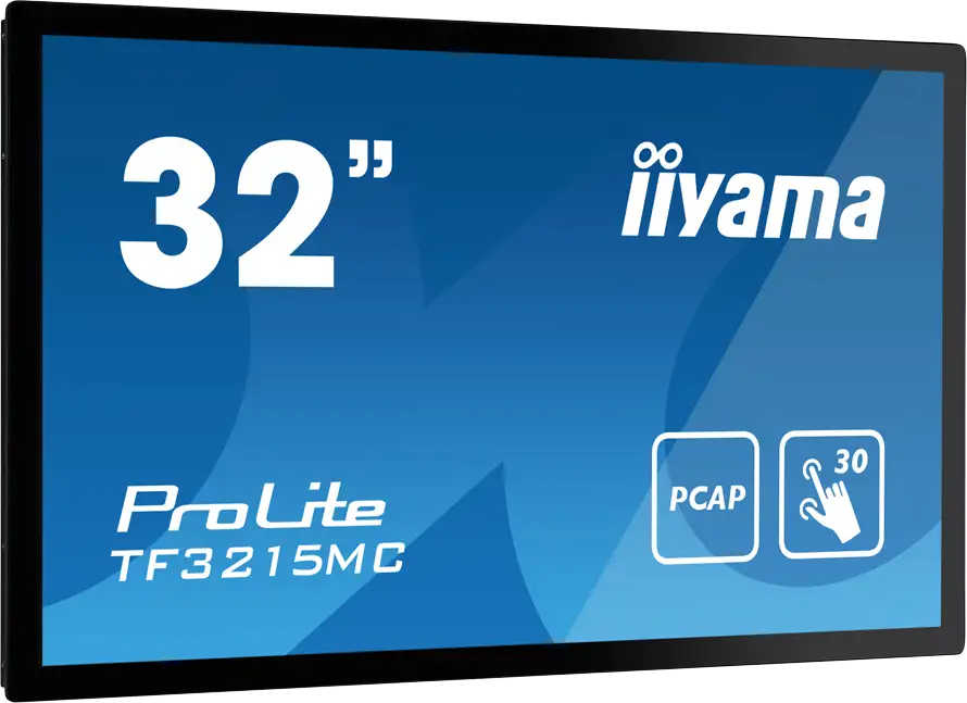 IIYAMA Monitor LED TF3215MC-B2 Open Frame PCAP 30 point touch 31.5" AMVA 1920x1080 16:98 500cd 3000:1 8ms projective capacitive landscape, portrait - Slika 4