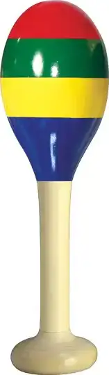 Šareni drveni maracas (Wooden colourful maracas), 2 komada, NT0404