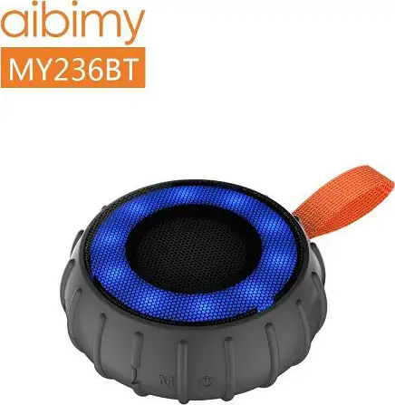 ZVUČNIK PRIJENOSNI BEŽIČNI BLUETOOTH VODOOTPORAN MY236BT SIVI