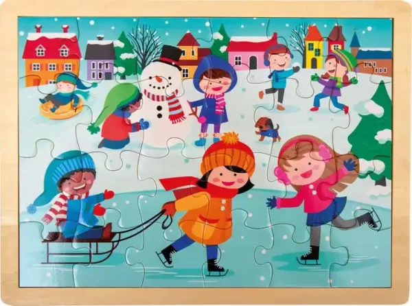Puzzle četiri godišnja doba - zima, 24 komada, VG5129