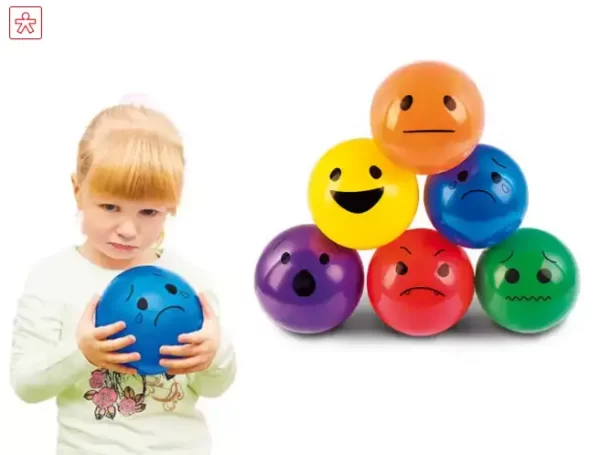 Lopte emocija (Balls Emotions), 6 komada u kompletu, 15cm, LG0613