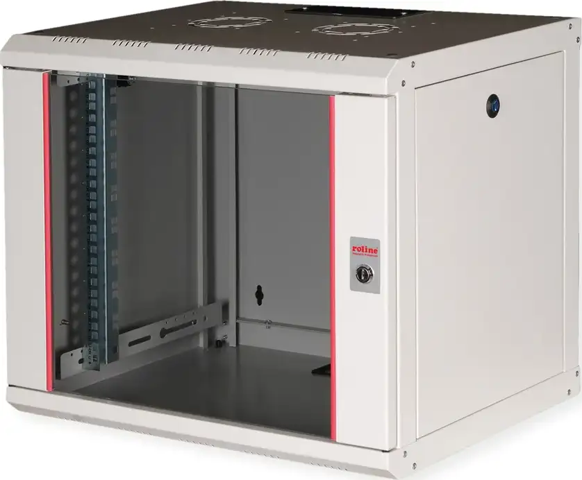 Roline 19" 9U 600×450×505 Pro zidni ormar, sivi - Slika 2