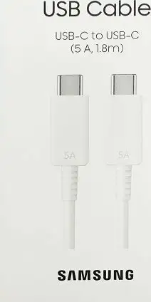 SAMSUNG DATA KABEL DX510JWE Type C-Type C 5A,100W 1.8m, Bijeli