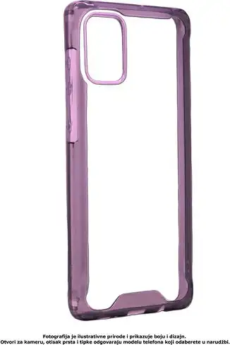 MASKICA +CLASS TPU ACRYLIC ZA SAMSUNG A22 5G, A226B LJUBIČASTA