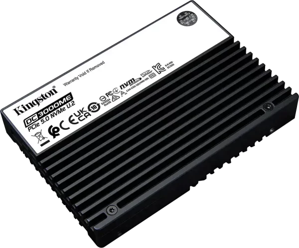 Kingston DC3000ME 3.84TB U.2 PCIe 5.0 NVMe TCG Opal Enterprise SSD
