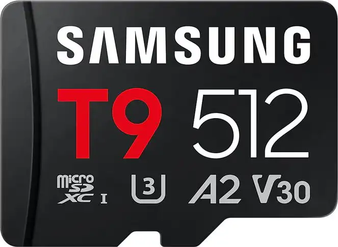 SAMSUNG T9 microSD Memory Card 512GB