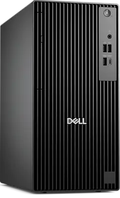 Dell Pro Tower QCT1250, 180W, Intel Core Ultra 5 235 (13 TOPS, 14 Cores up to 5.0 GHz), 8GB (1x8 GB) 5600MT/s DDR5, 512GB SSD, Intel Integrated, Speaker, DP, HDMI, USB-C, 7xUSB-A, RJ-45, Mouse/Kb, Win