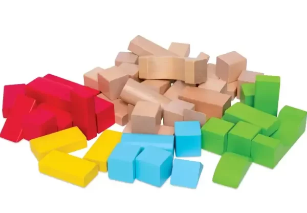 Drveni blokovi kockica 1 (Wooden bricks 1), SI2864