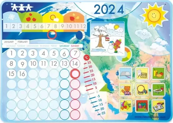 Edukativni detaljni kalendar (Calendar), NS2006
