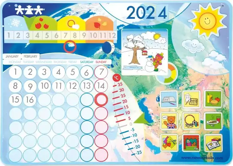 Edukativni detaljni kalendar (Calendar), NS2006