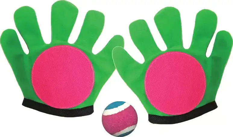 Rukavice s lopticom (Toss and catch gloves with ball), US0494