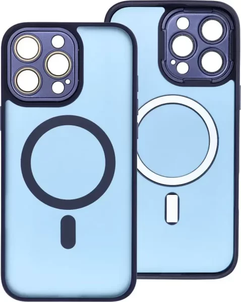 Maskica za Samsung Galaxy A17 / A18 Variete Mag Cover kompatibilna s MagSafe – Tamnoplava