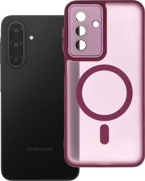Maskica za Samsung Galaxy A17 / A18 Variete Mag Cover kompatibilna s MagSafe – Ljubičasta