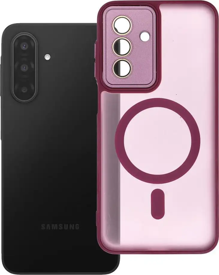 Maskica za Samsung Galaxy A17 / A18 Variete Mag Cover kompatibilna s MagSafe – Ljubičasta