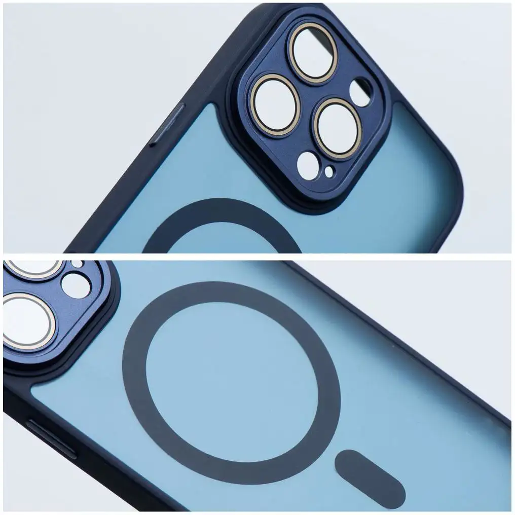 Maskica za Samsung Galaxy A17 / A18 Variete Mag Cover kompatibilna s MagSafe – Tamnoplava - Slika 2