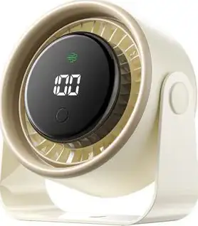 Vention Desktop Air Circulation Fan Gray Smart Digital Display