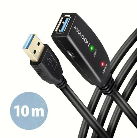 CC USB AM 3.2 (3.0)->USB AF, Akt produžni, 10m, ADR-310, AXA - Slika 3