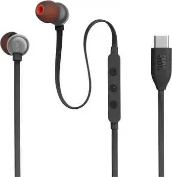 JBL Tune 310C In-ear USB-C slušalice s mikrofonom, crne