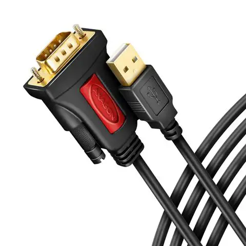 CC USB AM 2.0->DB9,Prolific, 1.5m, ADS-1PSN, Axagone - Slika 3