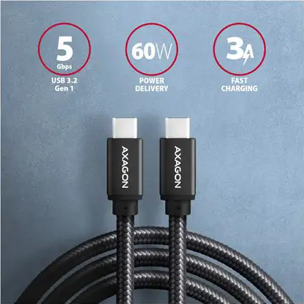 CC USB CM 3.1Gen1 USB CM, 2m, Crna, BUCM3-CM20AB, AXA