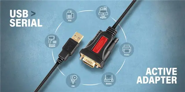 CC USB AM 2.0->DB9,Prolific, 1.5m, ADS-1PSN, Axagone