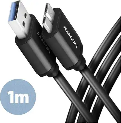 CC USB AM 3.2Gen1 -> USB MicroBM Superspeed, 1m, AXA - Slika 2