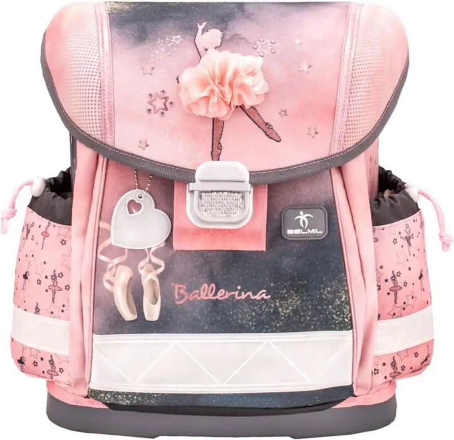 Torba školska Belmil classy ballerina black Pink, 403-13/AG/30