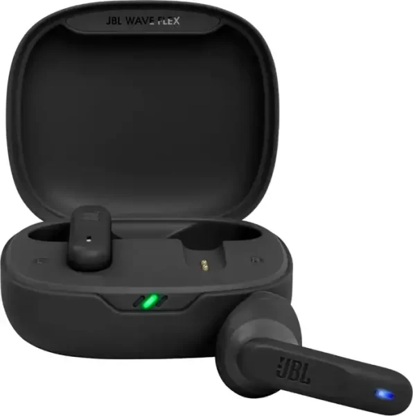 SLUŠALICE JBL EARPHONES BLUETOOTH WAVE FLEX TWS CRNE BLISTER