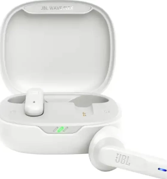 SLUŠALICE JBL EARPHONES BLUETOOTH WAVE FLEX TWS BIJELE BLISTER