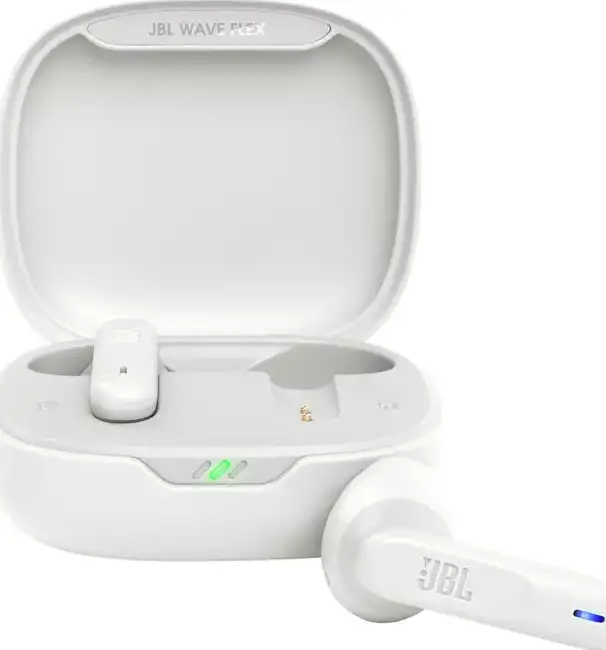 SLUŠALICE JBL EARPHONES BLUETOOTH WAVE FLEX TWS BIJELE BLISTER