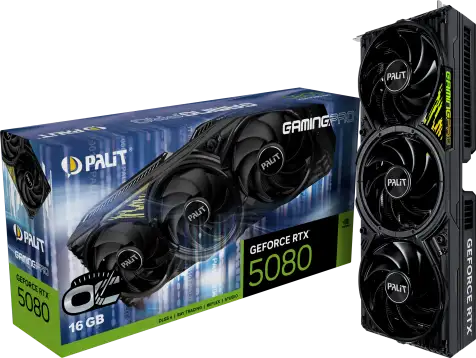Palit RTX5080 GamingPro OC, 16GB GDDR7