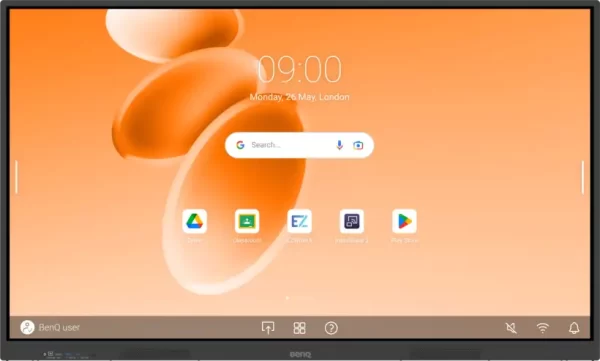 BenQ 75" RE7505E Touchscreen 4K UHD (3840x2160) IPS, 16:9, 8GB/128GB, 450 cd/m2, 1200:1