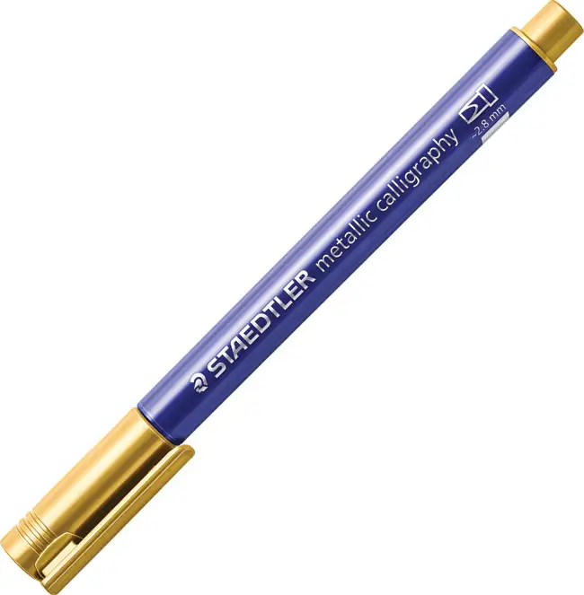 Marker nepermanentni 2,8 mm Metallic calligraphy Staedtler 8325-11 zlatni!!