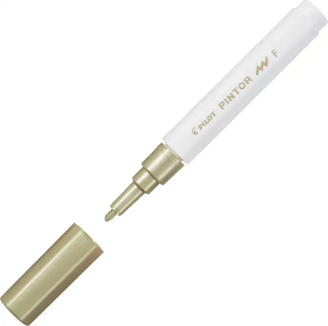 Marker 1 mm Pintor Pilot SW-PT-F-GD metalik zlatni