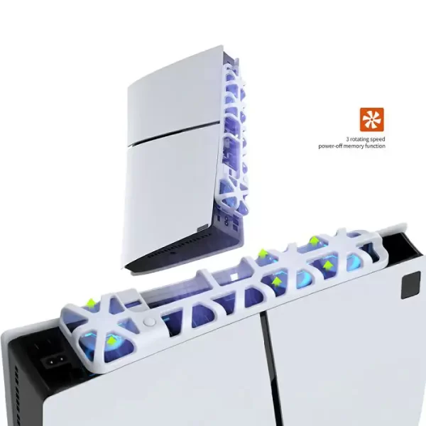 HLAĐENJE ZA PS5 S 3 VENTILATORA DOBE TP5-3538 BIJELI
