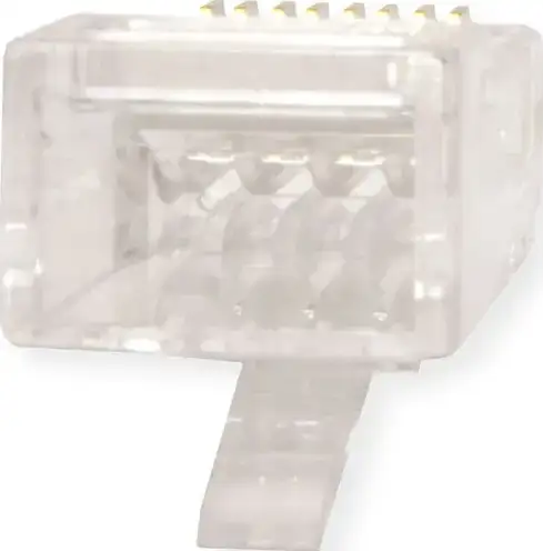 Roline UTP RJ45 konektor Cat.6/Class E, for stranded wire (10 kom./pak.) - Slika 4